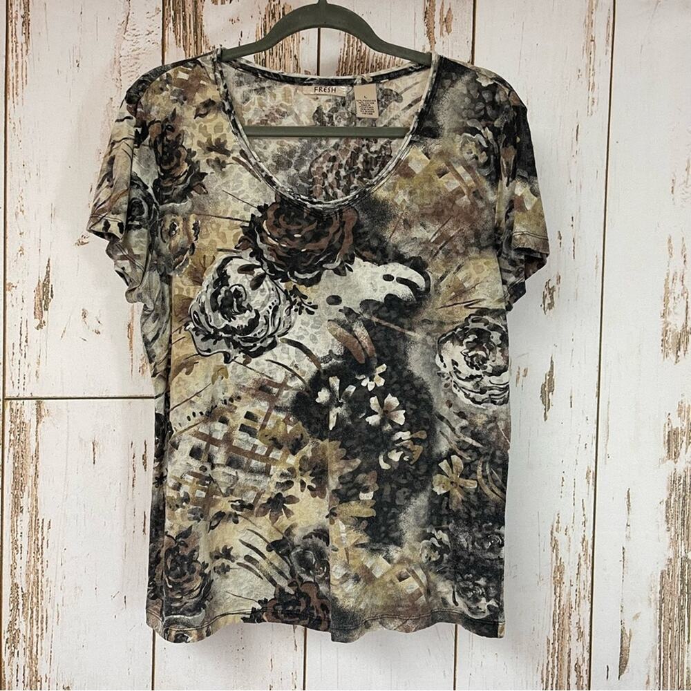 Fresh, Burnout T-Shirt. Size Large. Good used condition!